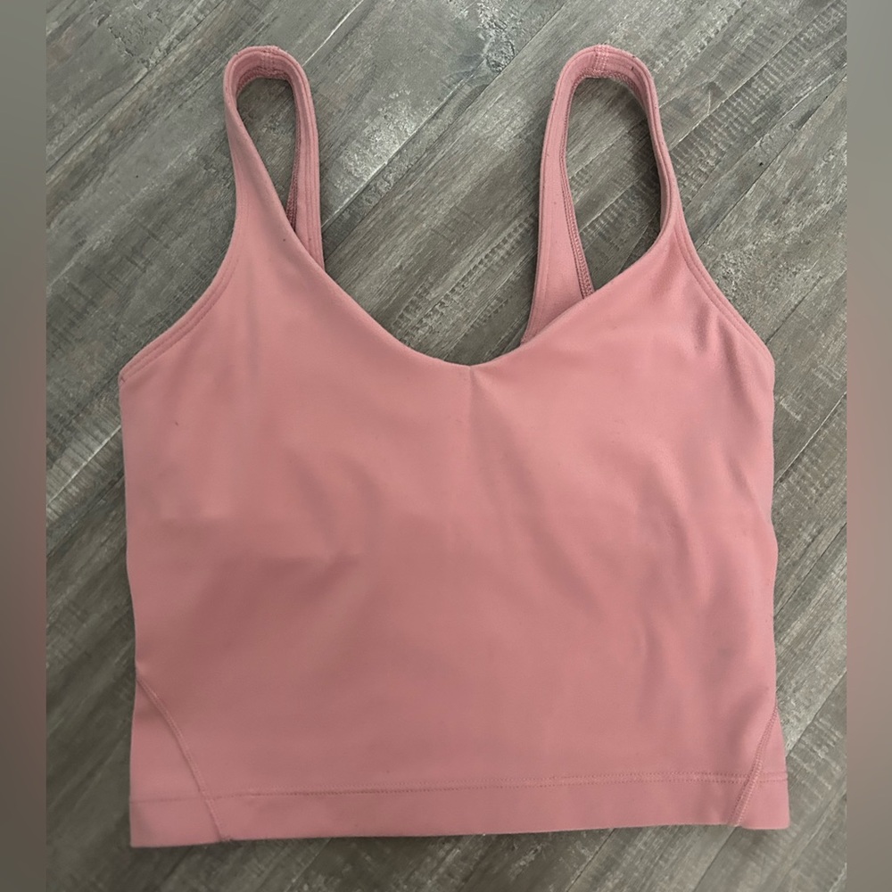 Lululemon light pink align tank top